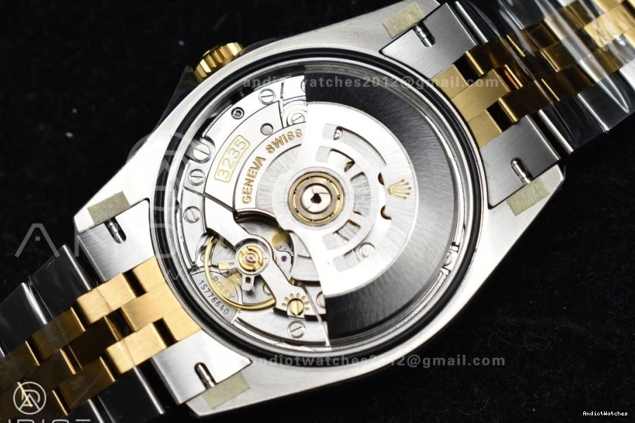 Dial Edition Bracelet YG Textured SS VS 126283rbr Steel 36 904L Jubilee Best 1:1 577 on Diamonds Comfortable DateJust VSF 0317